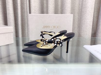 Jimmy Choo popular bow high heels - Image 5