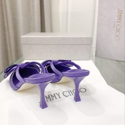 Jimmy Choo bow high heels - Image 5