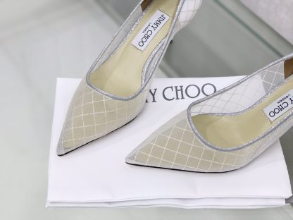Jimmy Choo new lace embroidery diamond series high heels - Image 5