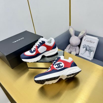 Chanel blue and red classic sports casual shoes for men and women - Image 5