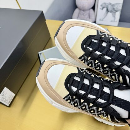 Chanel men's and women's couple's brown and black classic sports casual dad shoes - Image 5