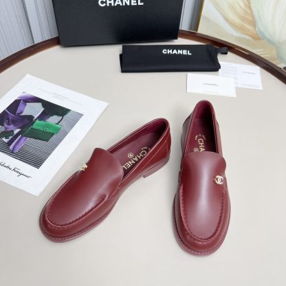 Chanel Spring/Summer Dancing Shoes Collection Red Retro Loafers - Image 5
