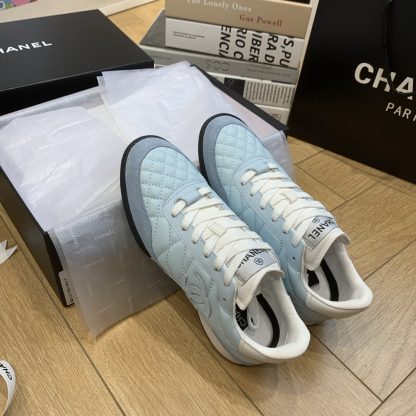 Chanel light blue versatile casual sneakers - Image 5
