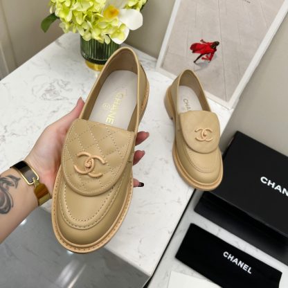 Chanel early spring apricot matte new temperament loafers - Image 5