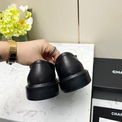 Chanel early spring black matte new lady temperament loafers - Image 5