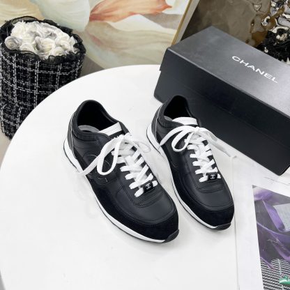 Chanel Spring and Autumn Super Durable Black Casual Shoes - Image 5