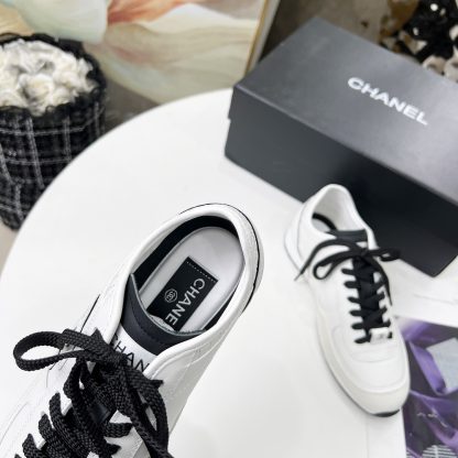 Chanel Spring and Autumn Super Durable White Casual Shoes - Image 5