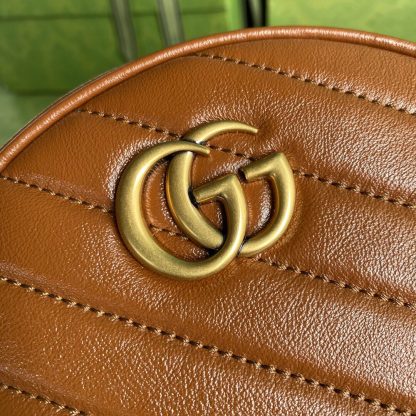 Gucci marmont round leather crossbody bag - Image 5