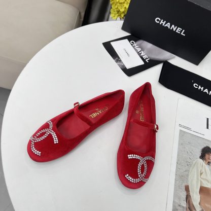 Chanel Spring/Summer Dance Shoes Collection Red Hot Brick Loafers - Image 4