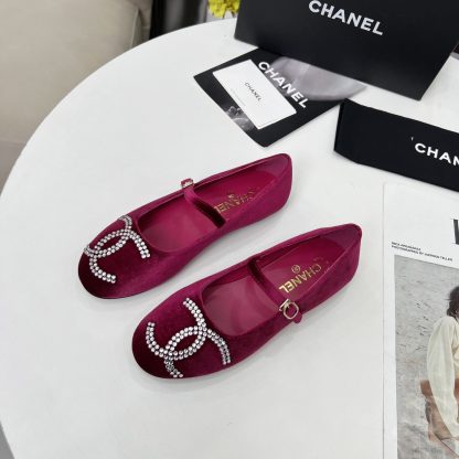 Chanel Spring/Summer Dance Shoes Collection Pink Hot Brick Loafers - Image 5