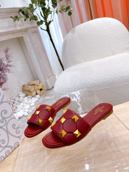 VALENTINO hot rivet element luxury slippers - Image 6
