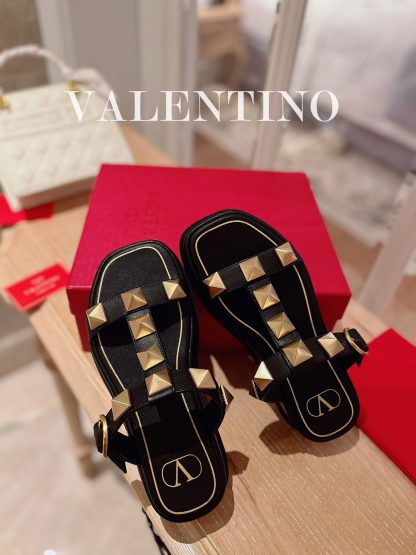 VALENTINO Studded Metal Element Thick-soled Sandals - Image 5