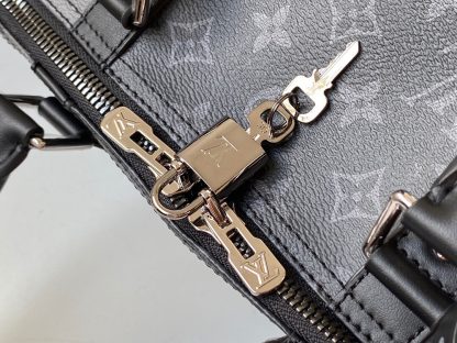 Louis Vuitton keepall 50 travel bag (with shoulder strap) - Image 5