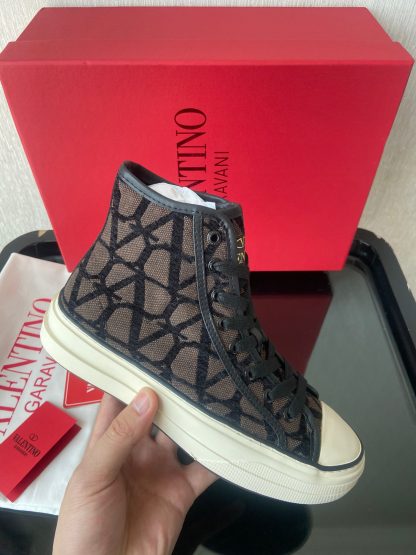 VALENTINO classic pattern high-top casual shoes - Image 5