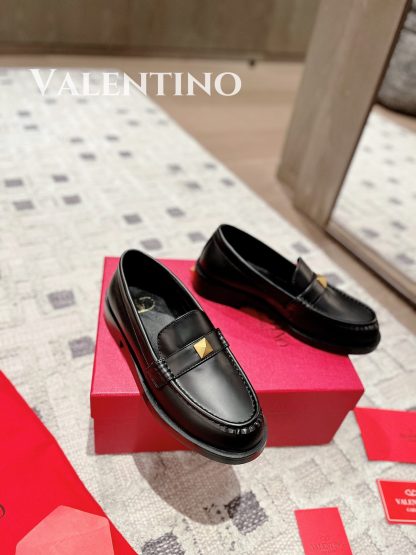 VALENTINO Rivet Decorated Simple Versatile Casual Shoes - Image 5