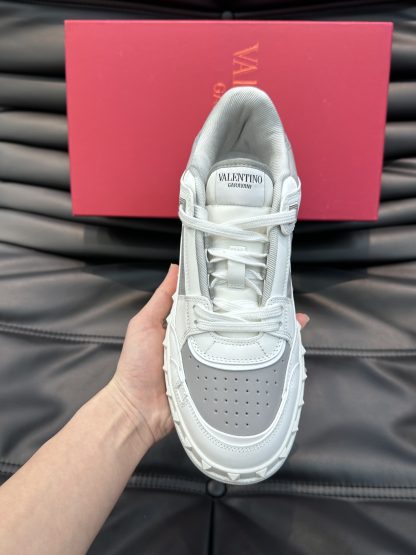 VALENTINO Elegant Low-Top Calfskin Sneakers - Image 5