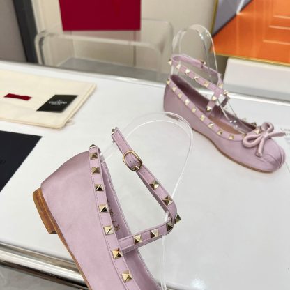VALENTINO Elegant Minimalist Studded Flat Shoes Casual Shoes - Image 5
