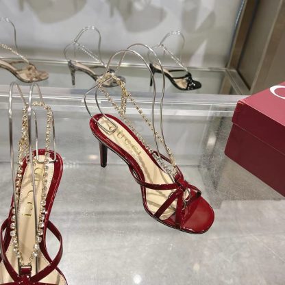 Gucci classic women's high heel sandals - Image 4