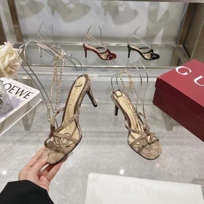 Gucci classic women's high heel sandals - Image 5