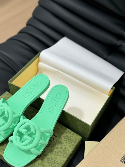 Gucci classic double G upper beach jelly shoes - Image 5