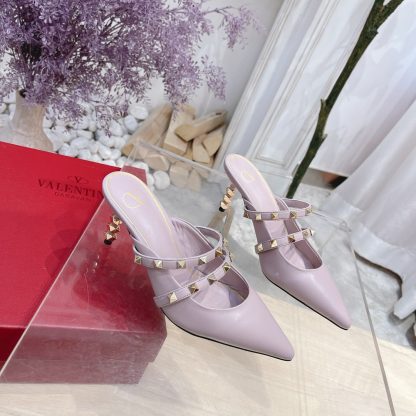 VALENTINO pointed toe studded element fashionable sandals high heels - Image 5