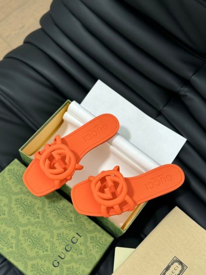 Gucci classic double G upper beach jelly shoes - Image 5