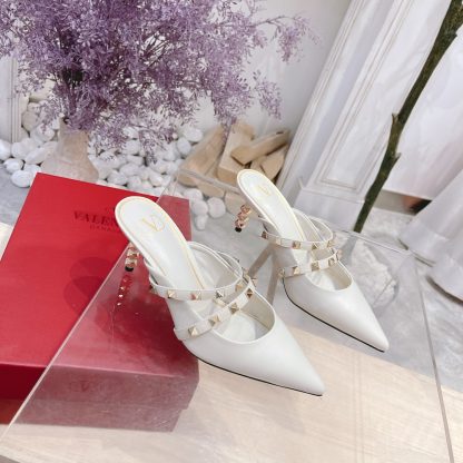 VALENTINO pointed toe studded element fashionable sandals high heels - Image 5