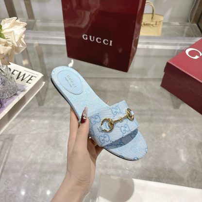 Gucci Horsebit Women's Beach Sandals - Image 5
