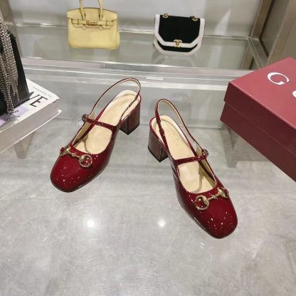 Gucci Women's Horsebit Closed Toe Sandals - Image 5