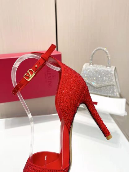 VALENTINO exquisite diamond-studded high heels - Image 5