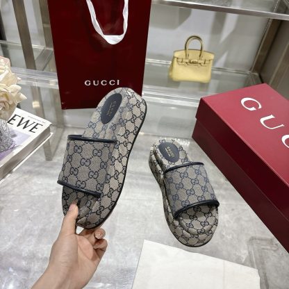 Gucci Women's New GG Platform Slide Sandals - Image 4
