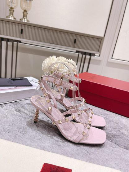 VALENTINO Studded Sandals High Heels - Image 5