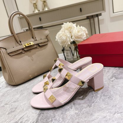 VALENTINO Studded Sandals High Heels - Image 5