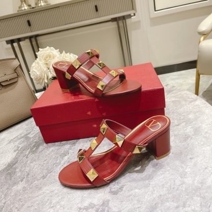 VALENTINO Studded Sandals High Heels - Image 5