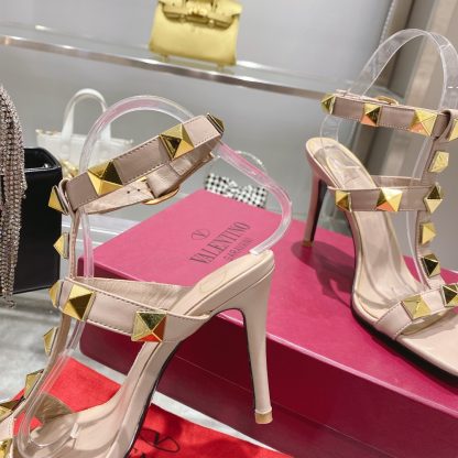 VALENTINO Studded Sandals High Heels - Image 5