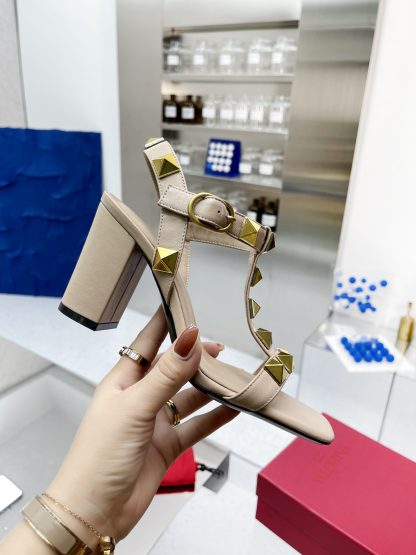 VALENTINO Studded Sandals High Heels - Image 5