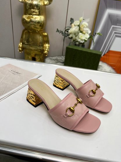 Gucci mid-heel slippers
