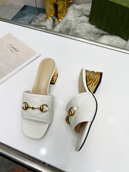 Gucci mid-heel slippers - Image 6