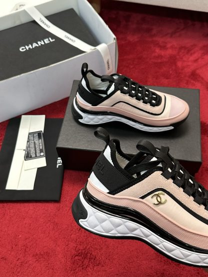 Chanel men's and women's couple's skin color mix and match classic casual sports shoes - Image 5