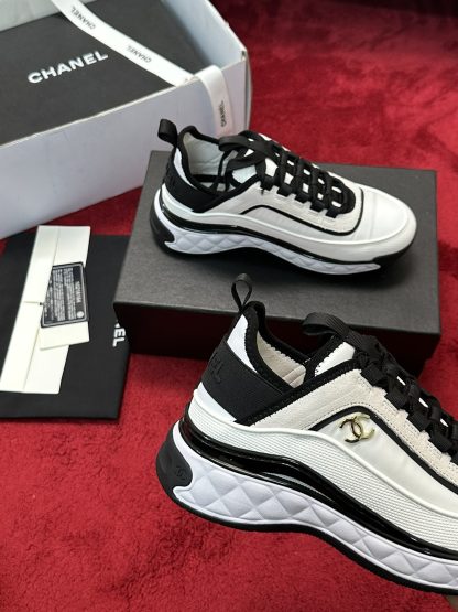 Chanel white mix and match classic casual sneakers for men and women - Image 5