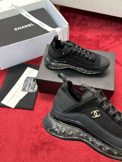 Chanel men's and women's couple's versatile fashion black mix and match casual sports shoes - Image 5