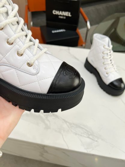 Chanel Fall/Winter White Trendy Boots - Image 5