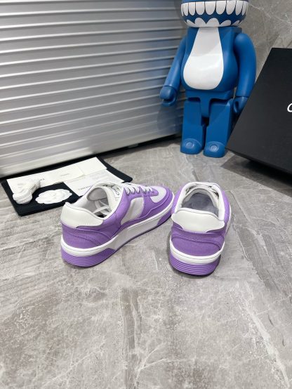 Chanel Spring and Summer Ultra High Quality Purple Fashionable Casual Sports Shoes - Image 5