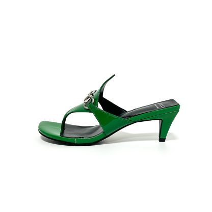 Gucci Spring and Summer Square Toe Flip Flops Classic Buckle Series - Image 5