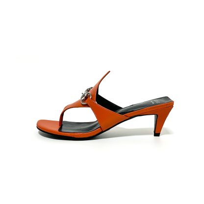 Gucci Spring and Summer Square Toe Flip Flops Classic Buckle Series - Image 5