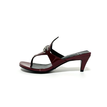 Gucci Spring and Summer Square Toe Flip Flops Classic Buckle Series - Image 5