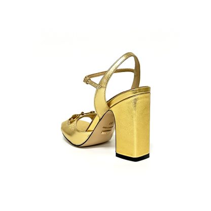 Gucci high heel block heel sandals classic buckle - Image 5