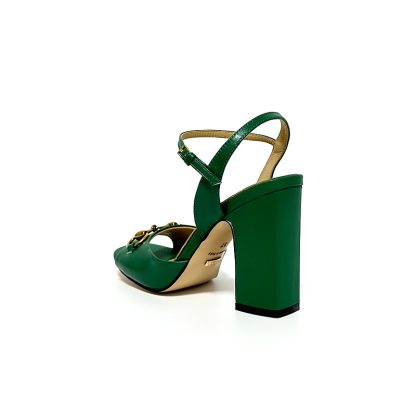 Gucci high heel block heel sandals classic buckle - Image 5