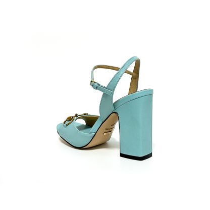 Gucci high heel block heel sandals classic buckle - Image 6