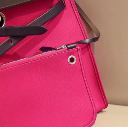 Hermès Daily Versatile Red Herbag 31Cm - Image 5